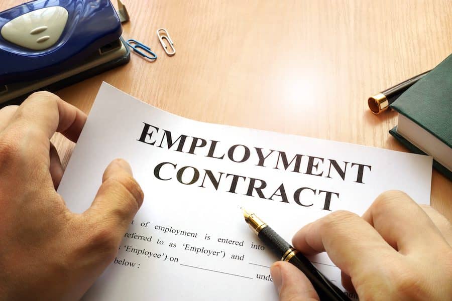 Contract law – employment contracts