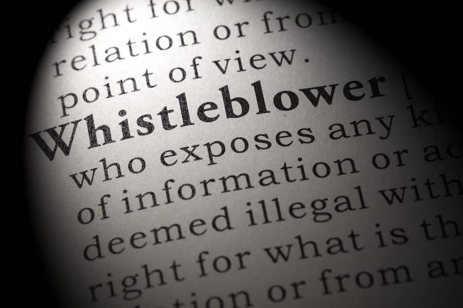 Whistleblowing and confidential documents