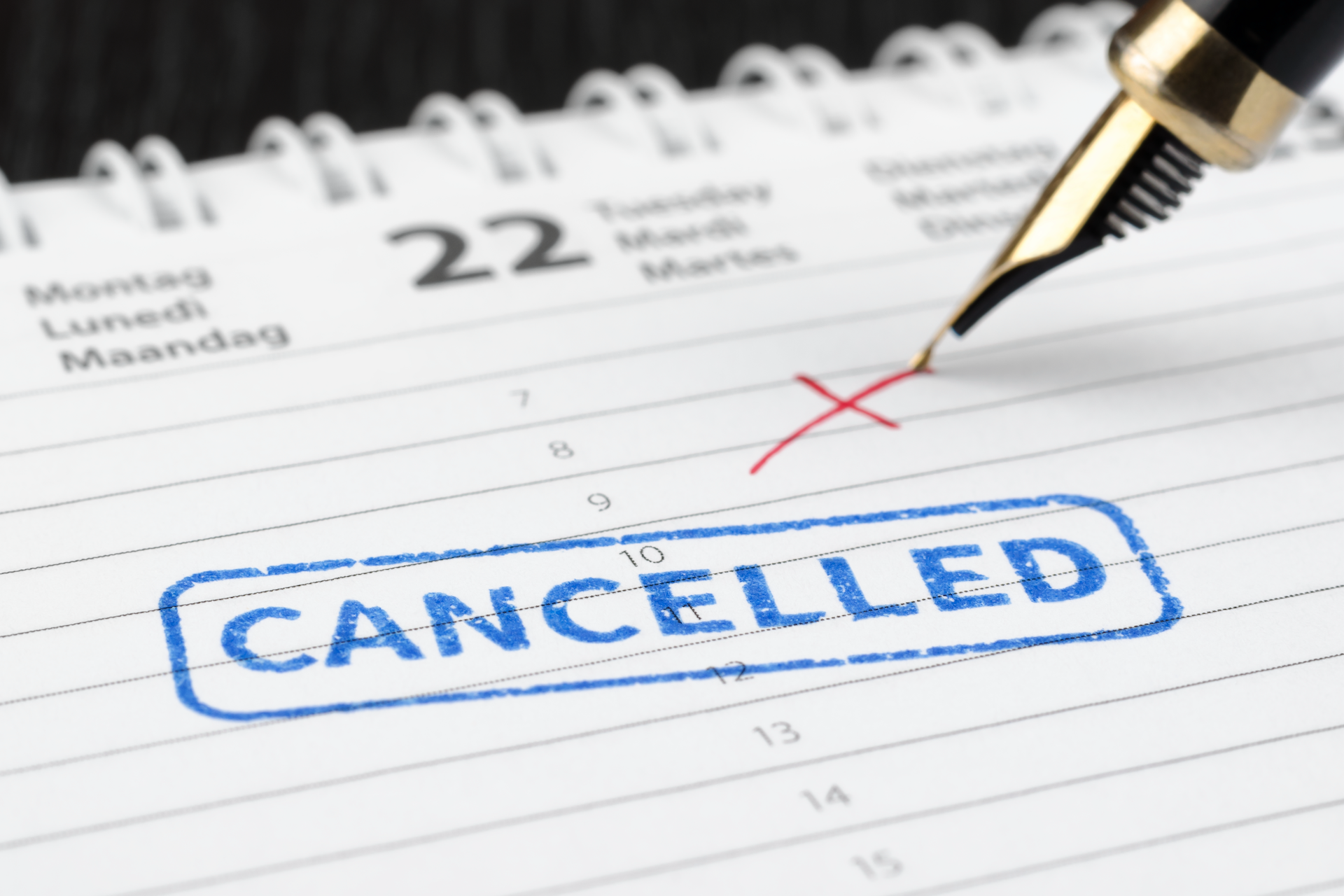 Has a cancelled event ruined your plans? - Wollens Solicitors Devon
