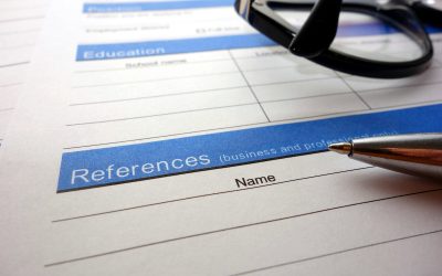 Providing copies of references following an employee request