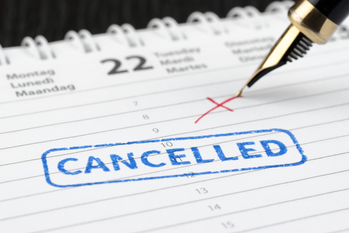 Has a cancelled event ruined your plans ?