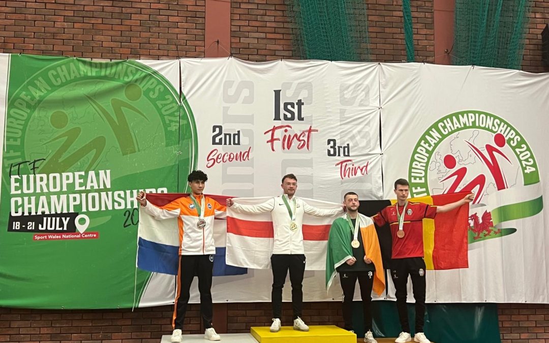 Kieran Wins Gold at ITF European Championships