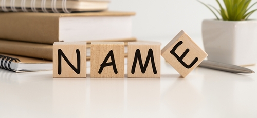 Dealing with the change of name for a child